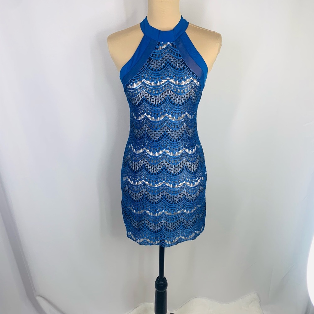 Blue Racerback Dress